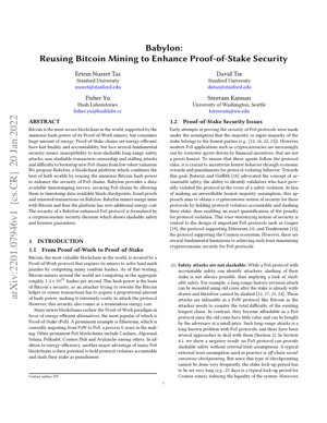 PDF Document Cover - Babylon: Reusing Bitcoin Mining to Enhance Proof-of-Stake Security